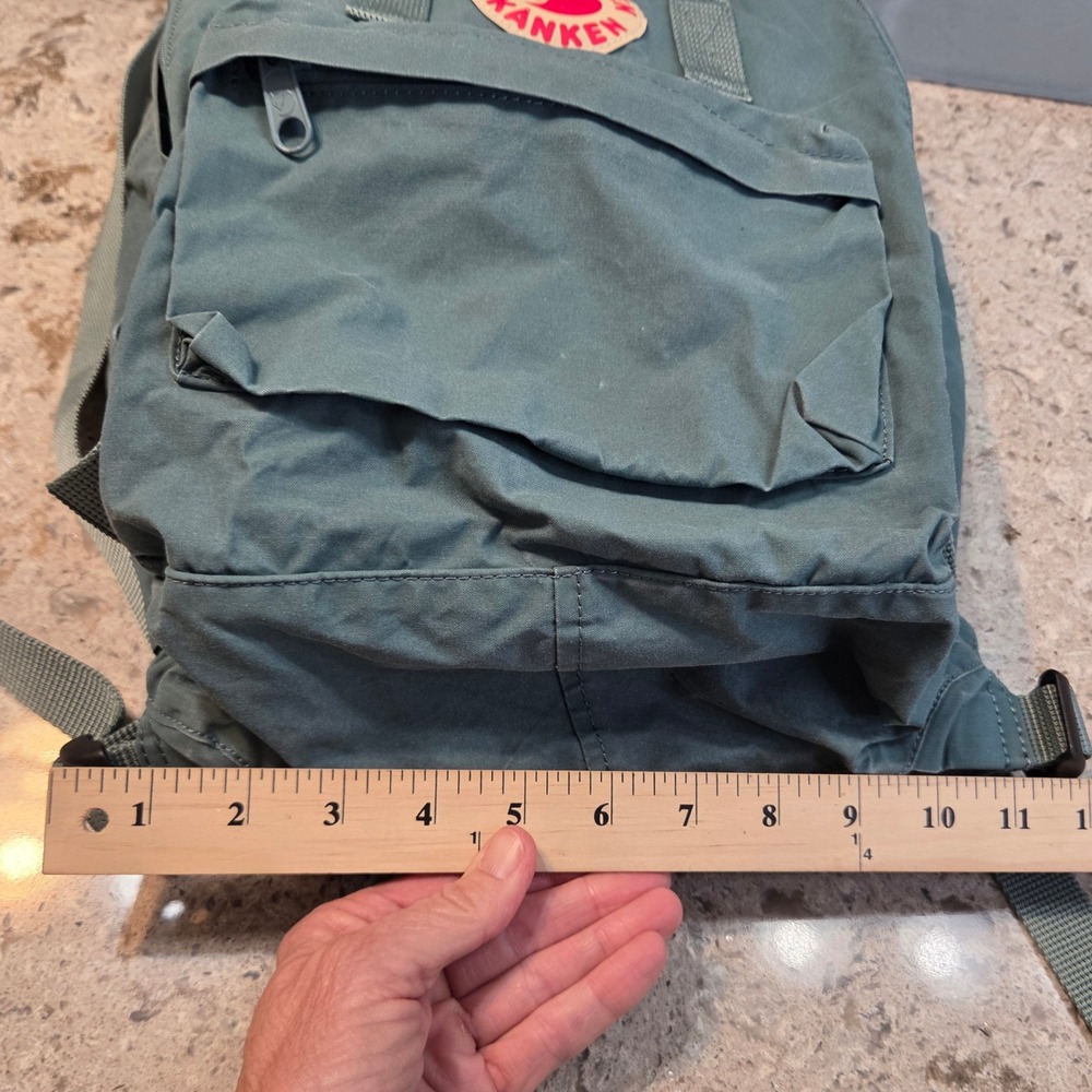 Fjallraven Kanken Classic Backpack Slate Blue Sage Green Everyday Bag Functional - Picture 5 of 16